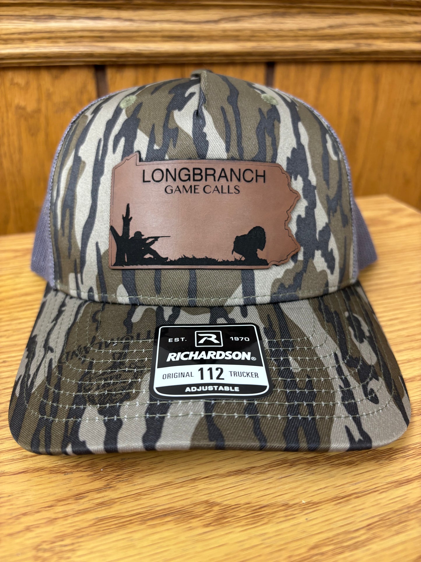 Pennsylvania Turkey Hunter Leather Patch Hat