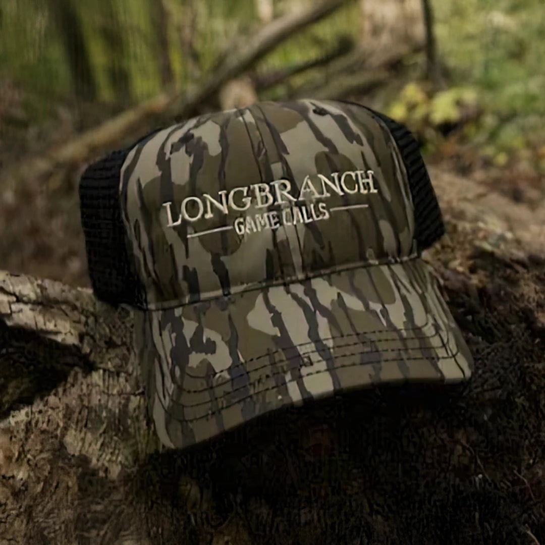 Longbranch Game Calls Mossy Oak Original Bottomland Trucker Hat
